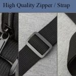Crossbody Bag Men Zipper Strap